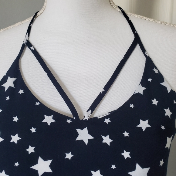 Navy Blue spaghetti strap top size S - Picture 3 of 8